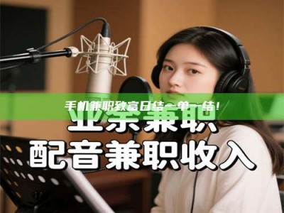 日土手机兼职致富日结一单一结！